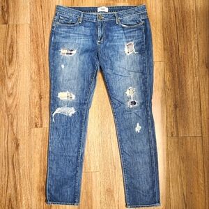 Women's Paige Medium Wash Jimmy Skinny Jeans